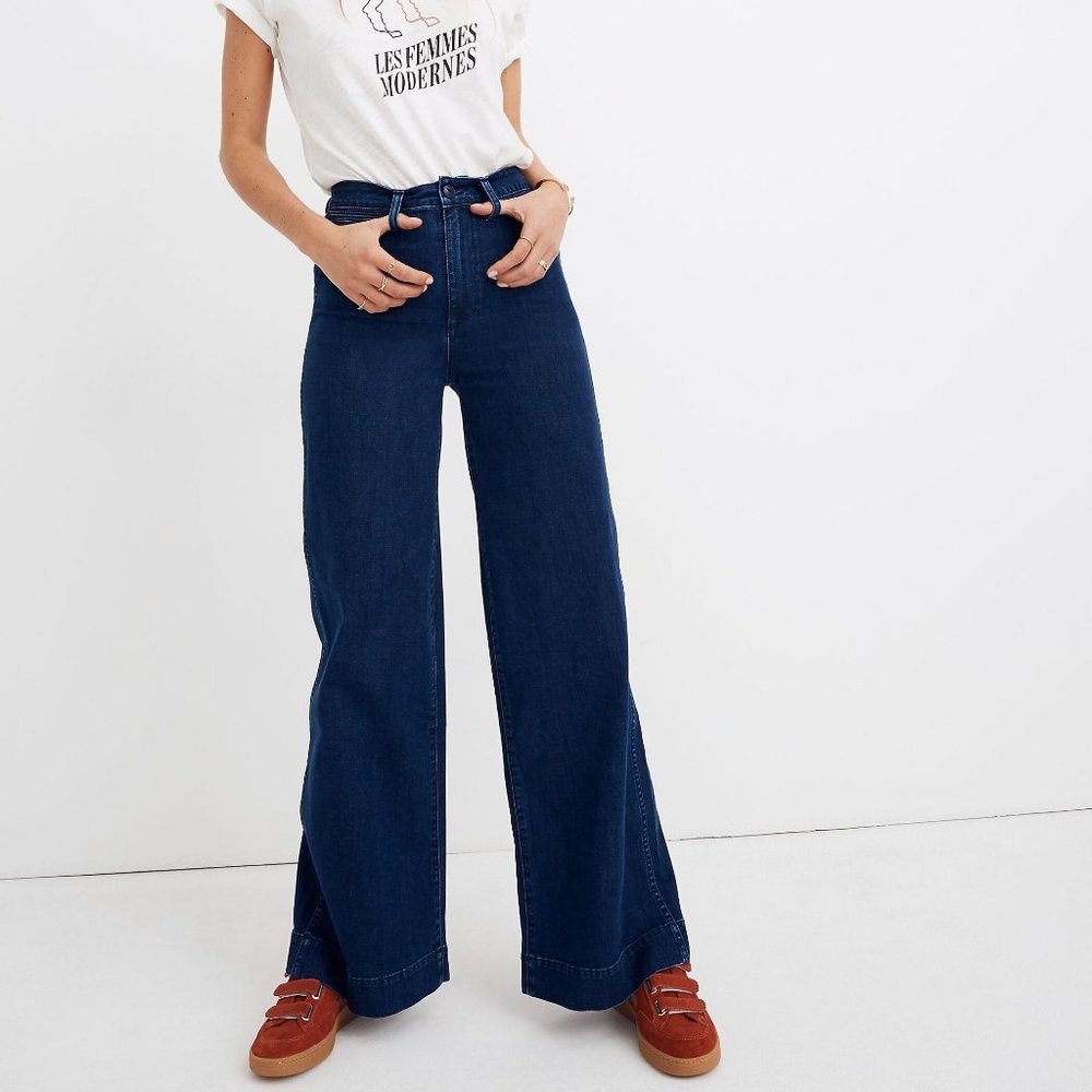 Madewell Wide Leg Emmett Jeans